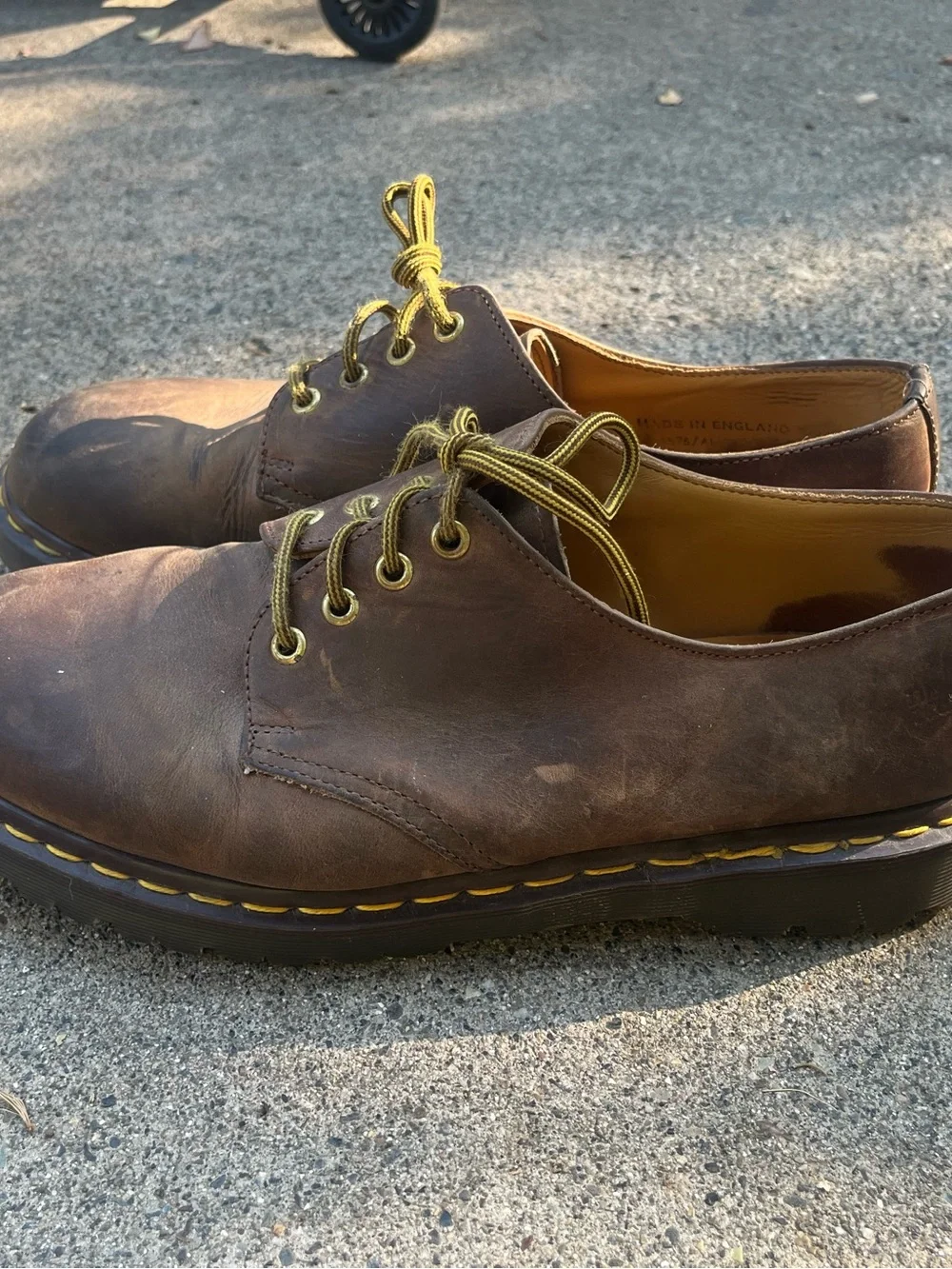 Dr. Martens Brown Oxford Lace Size 10 Men England